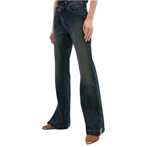 Diesel Black Gold 1829 Flared Slit Jeans